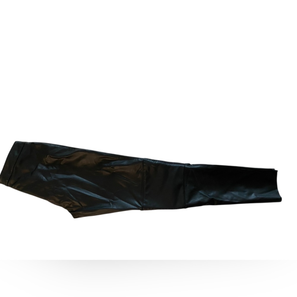Zara Faux Leather Moto Legging – Mid Rise – Size M - Picture 3 of 9